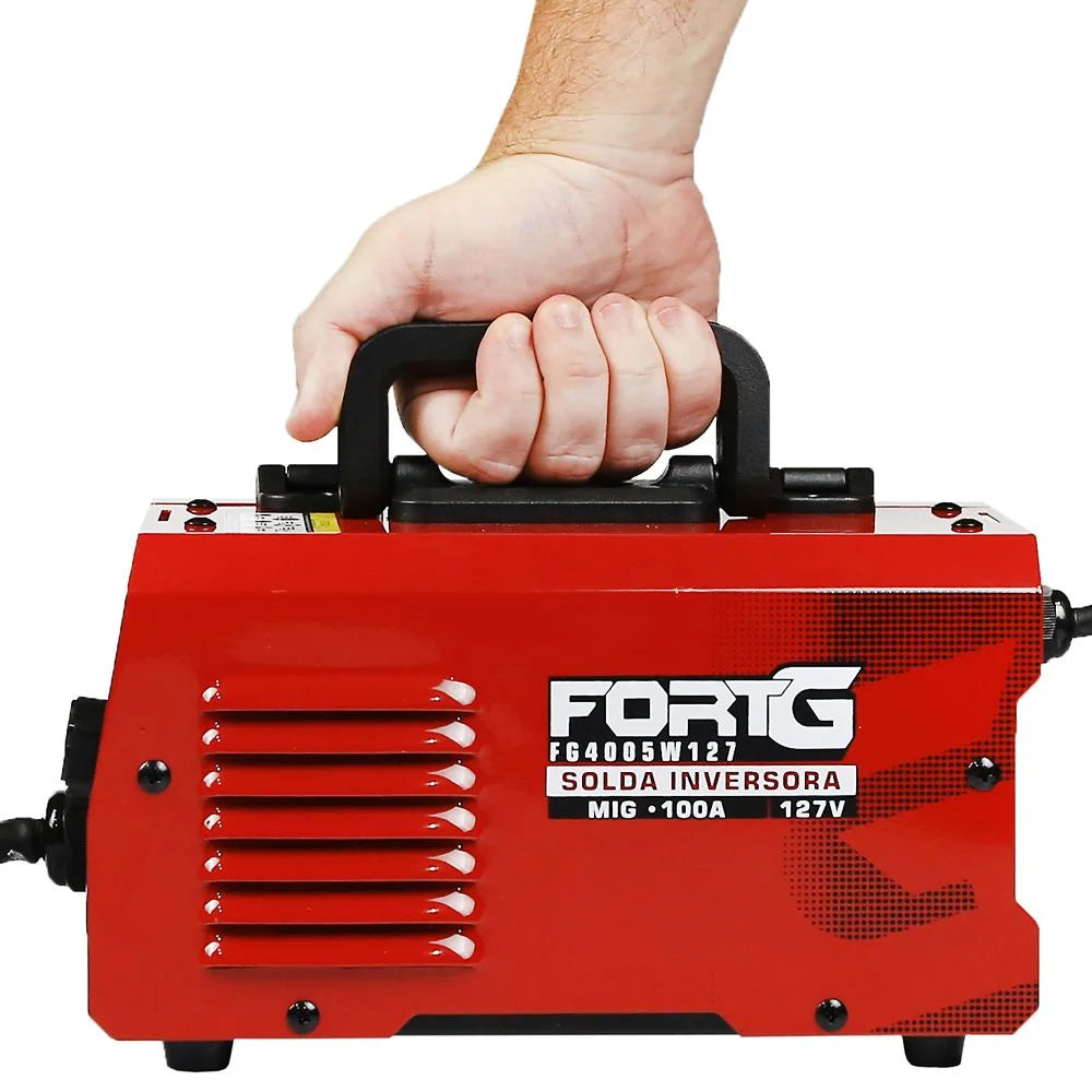 Máquina de Solda Inversora MIG Sem Gás 100A 110V FORTGPRO-FG4005W