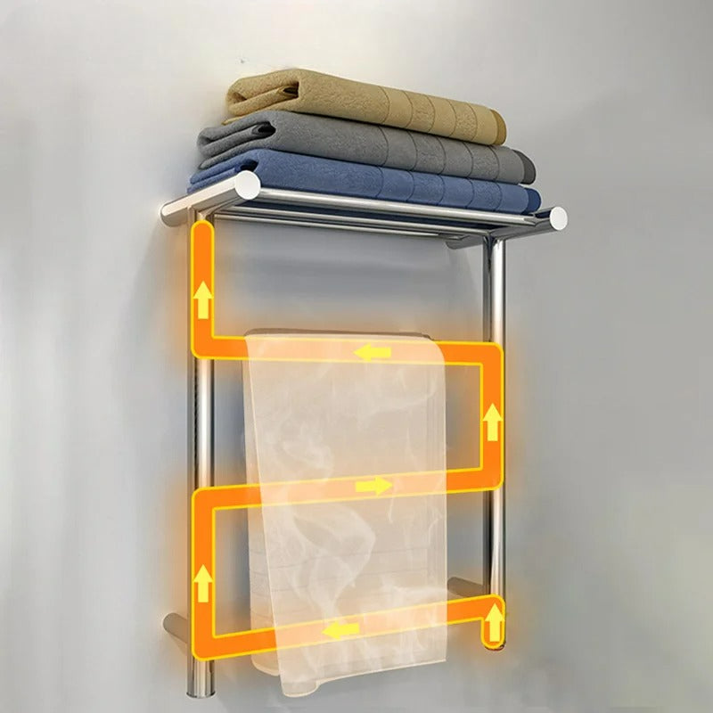 Toalheiro Térmico Cromado