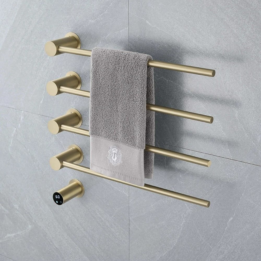Toalheiro Térmico Embutido Barras Linea Warm Inox 304