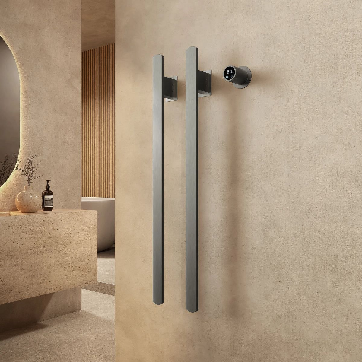 Toalheiro Elétrico Vertical Smart Instalação Oculta