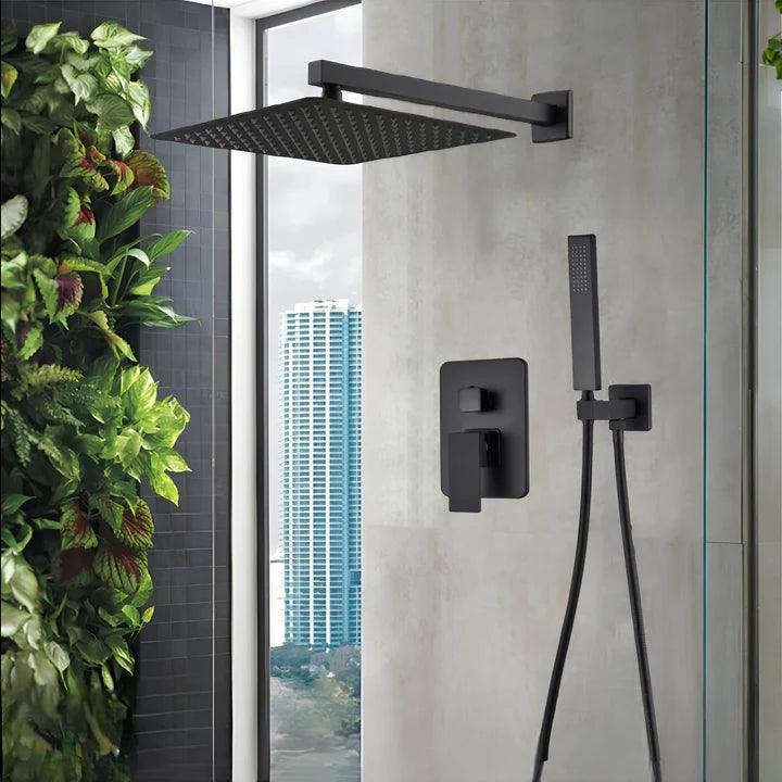 Chuveiro de Parede Quadrado Black
