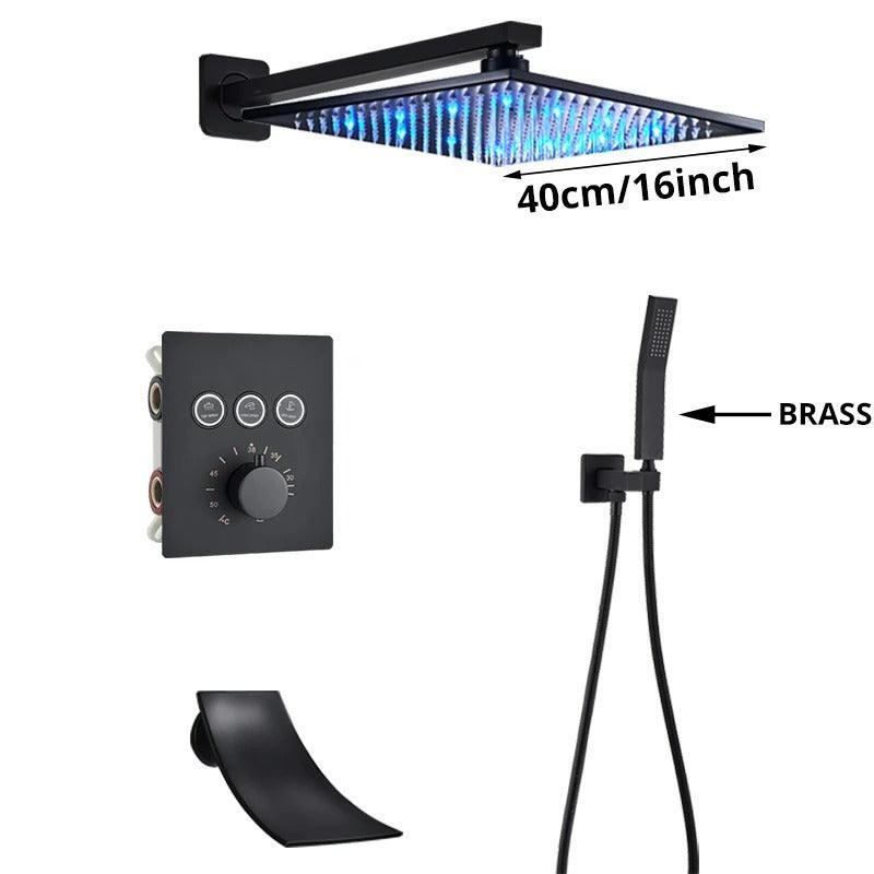 Chuveiro de Teto ArtTek com Painel Digital e Ducha Manual