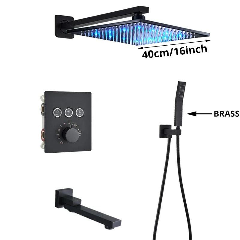Chuveiro de Teto ArtTek com Painel Digital e Ducha Manual