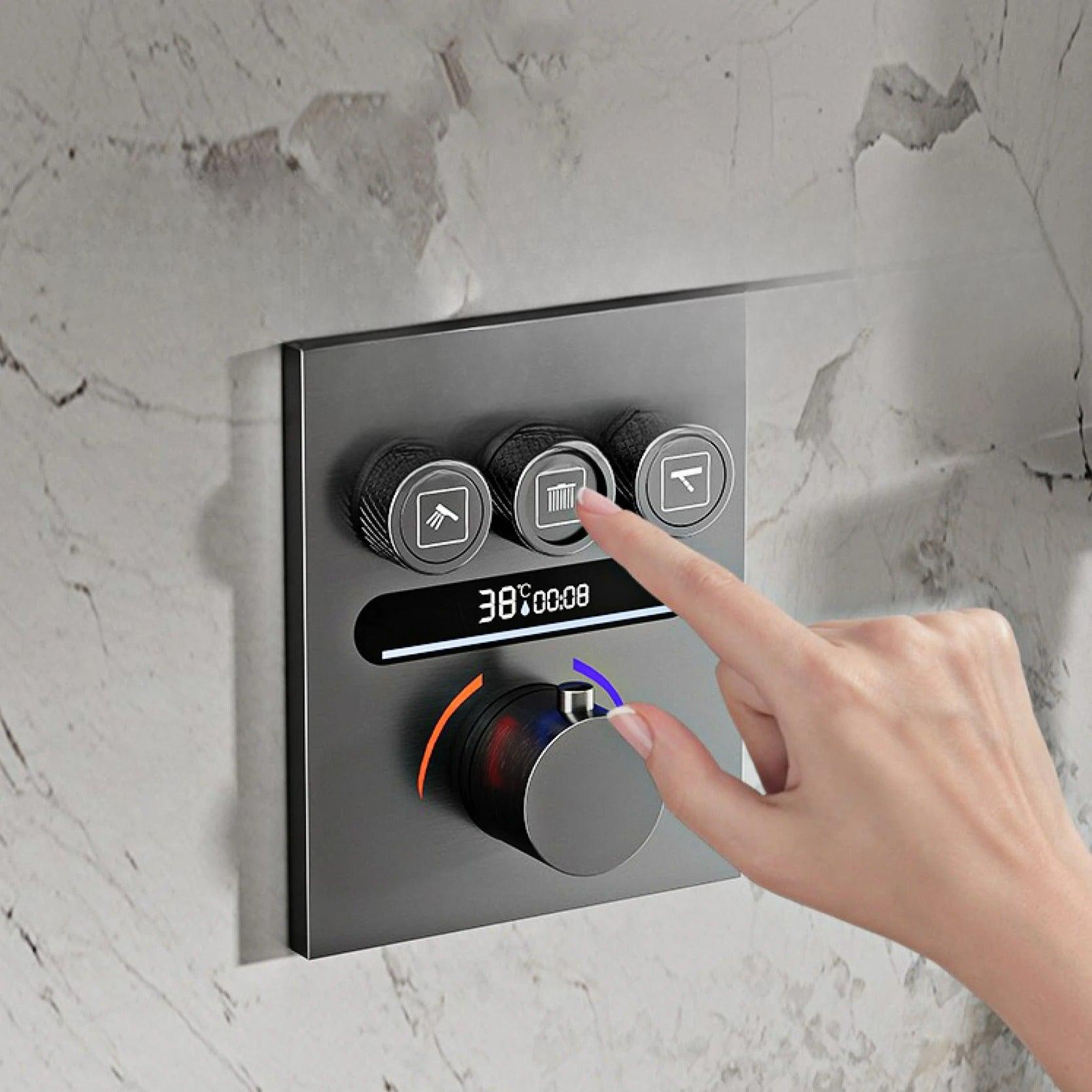 Chuveiro de Teto com Painel Digital Inovador