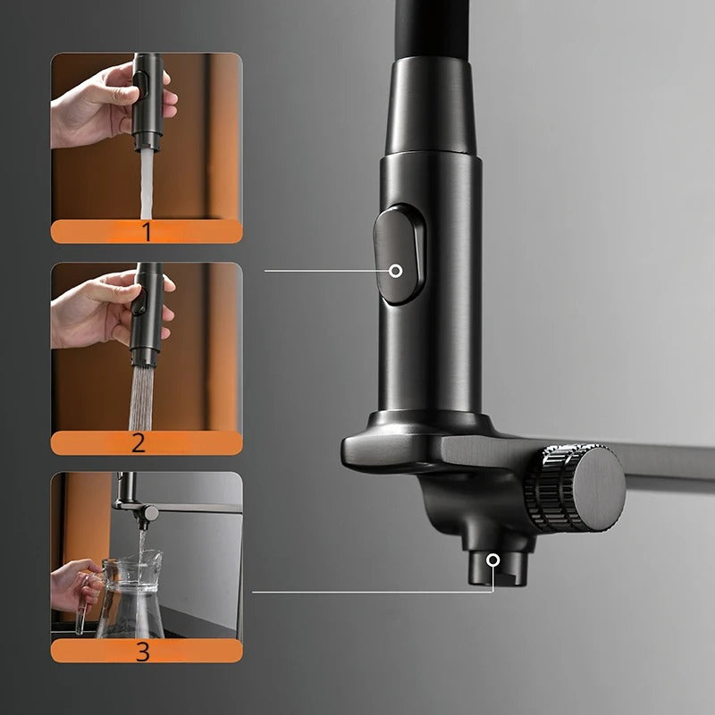 Torneira Gourmet Cozinha Monocomando - Alto Padrão