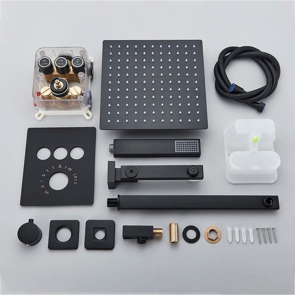 Chuveiro de Teto ArtTek com Painel Digital e Ducha Manual