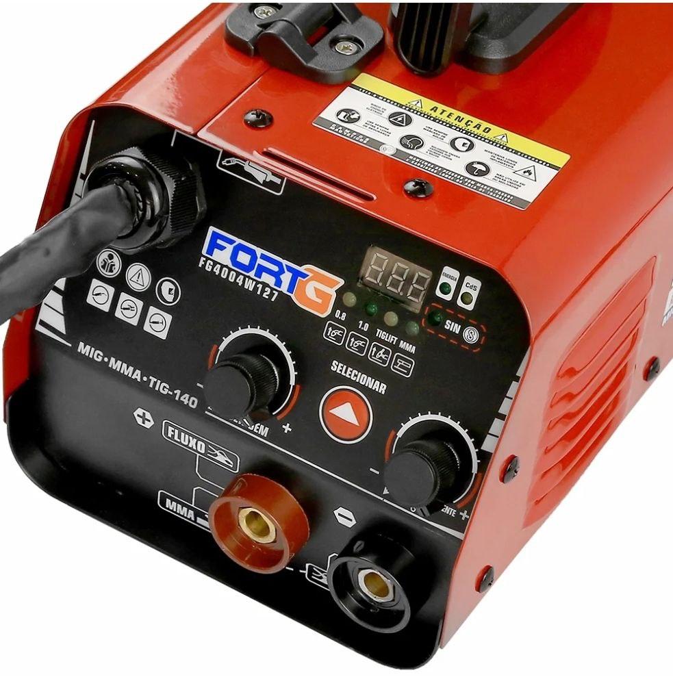 Máquina de Solda MultiProcesso MIG MMA TIG Lift 140 FG4004W127 - FORTGPRO-FG4004W