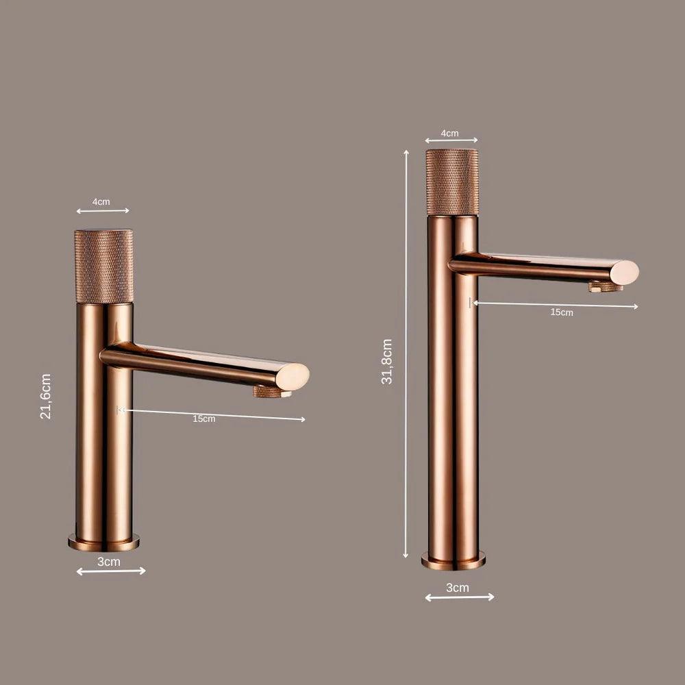 Torneira Monocomando Rose Gold Escovado