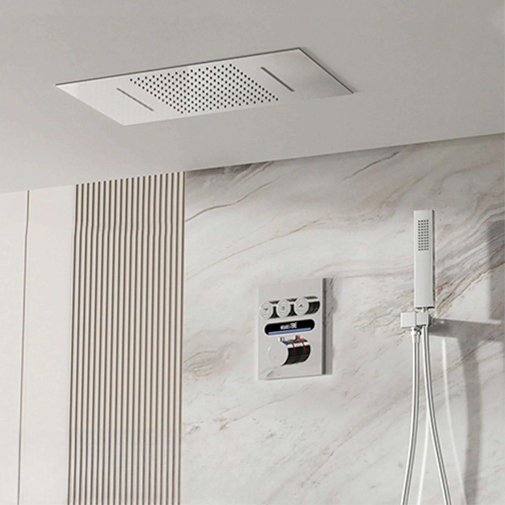 Chuveiro de Teto com Painel Digital Inovador