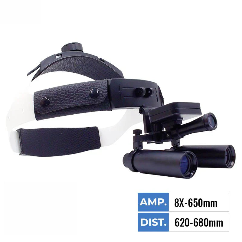 Lupa de Cabeça Cirúrgica com Fotóforo LED PrecisionView