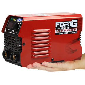 Máquina de Solda Inversora MMA 100A com Display Digital 220V FORTGPRO-FG4002W
