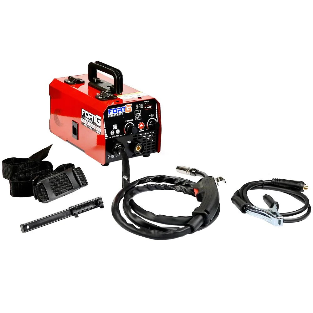 Máquina de Solda Inversora MIG Sem Gás 100A 110V FORTGPRO-FG4005W
