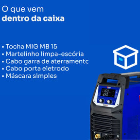 Máquina de Solda Multi Processo MigFlex 160A Bivolt BOXER-2005020