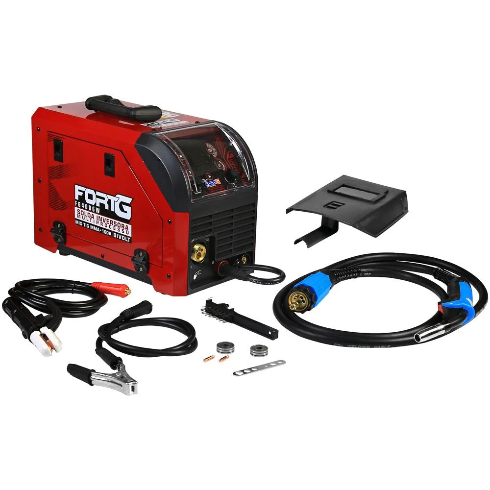 Máquina de Solda Inversora Multi Processo MIG MMA TIG Lift 160A 110/220V FORTGPRO-FG4006W