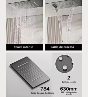 Chuveiro de Teto com Painel Digital Inovador