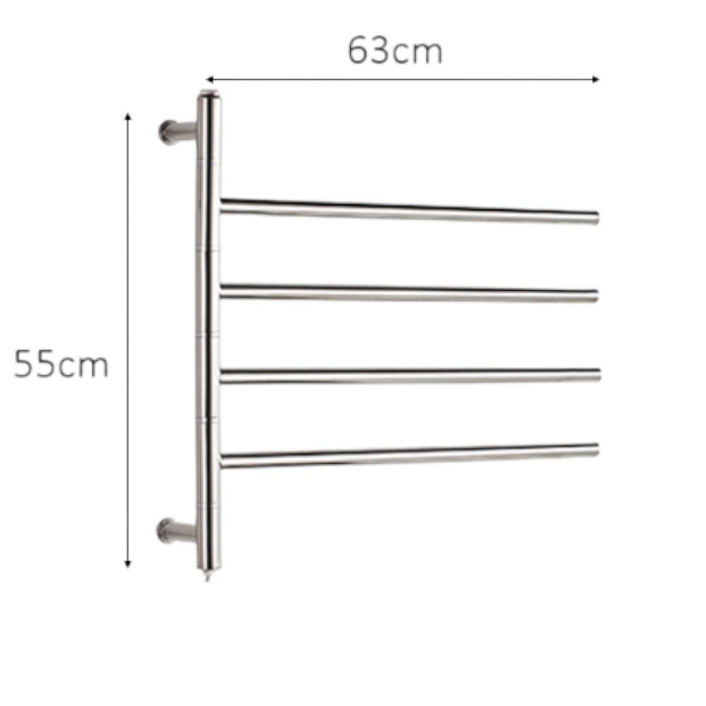 Toalheiro Térmico Unic Rotativo 4 Barras