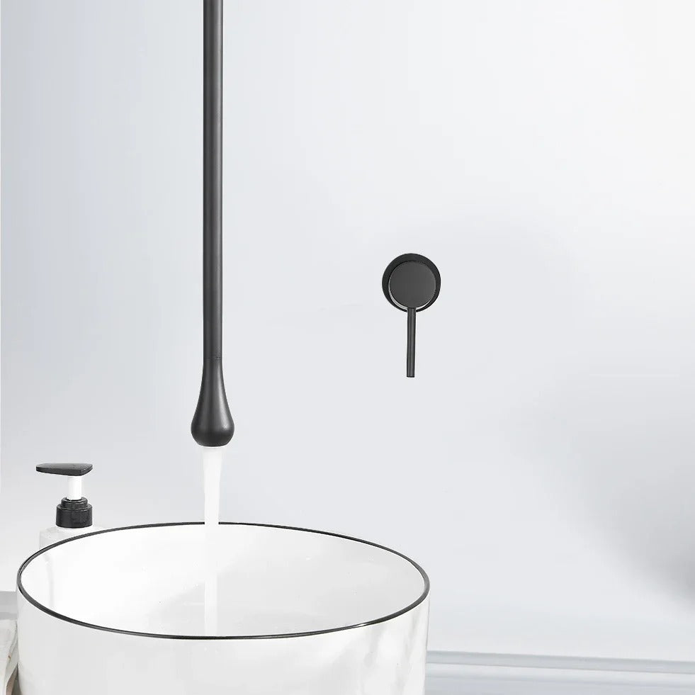 Torneira de Teto Black com Monocomando de Parede