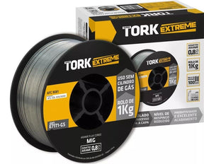 Rolo Arame de Solda MIG E71T-GS sem Gás 0,8mm 1Kg - LYNUS-LAM-1