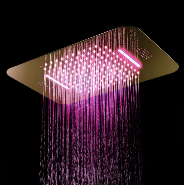 Ducha de Teto Embutir SPA com Conectividade Bluetooth 58x38