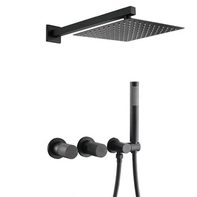 Chuveiro de Parede de Luxo – Misturador Integrado com Jato de Chuva e Jato Manual