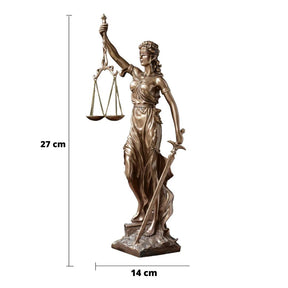 ESCULTURA DEUSA DA JUSTIÇA