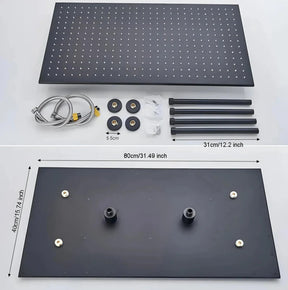 Ducha de Teto Embutir SPA Fontana 80x40 Led