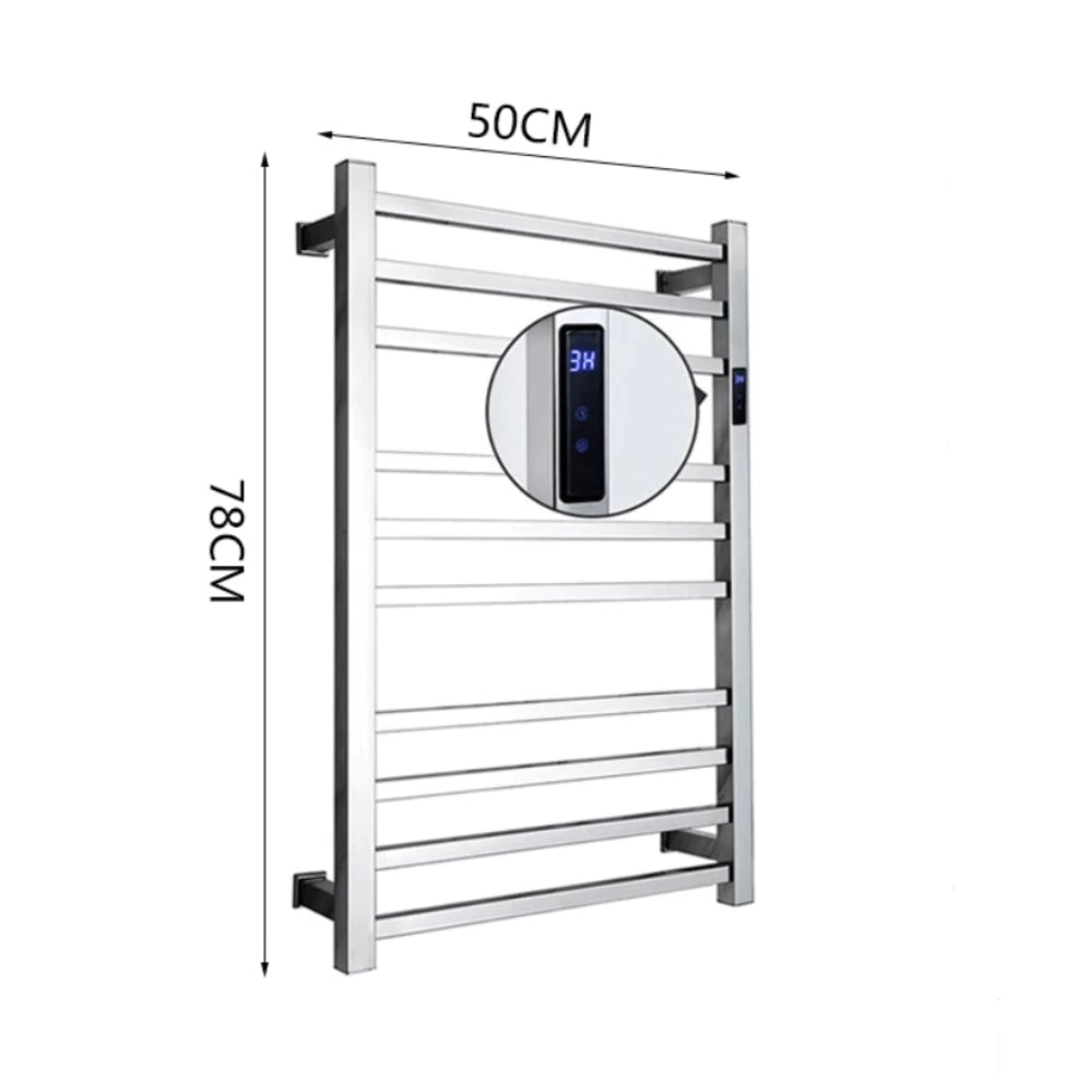 Toalheiro Térmico Branco Com Controle de Temperatura