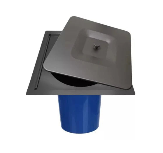 Lixeira de Embutir Quadrada Clean