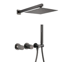 Chuveiro de Parede de Luxo – Misturador Integrado com Jato de Chuva e Jato Manual