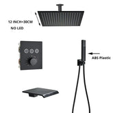 Chuveiro de Teto ArtTek com Painel Digital e Ducha Manual