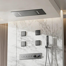 Chuveiro de Teto com Design Minimalista e Painel Digital