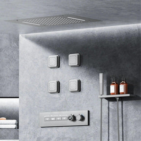 Chuveiro de Teto com Design Minimalista e Painel Digital