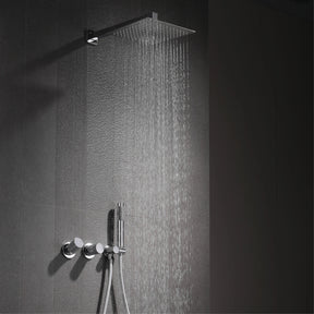 Chuveiro de Parede de Luxo – Misturador Integrado com Jato de Chuva e Jato Manual