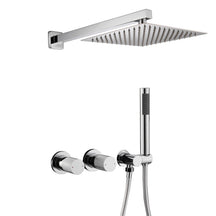 Chuveiro de Parede de Luxo – Misturador Integrado com Jato de Chuva e Jato Manual