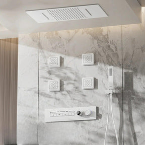 Chuveiro de Teto com Design Minimalista e Painel Digital