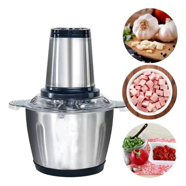 Processador e Triturador de Alimentos Elétrico Grande - 110v-220v