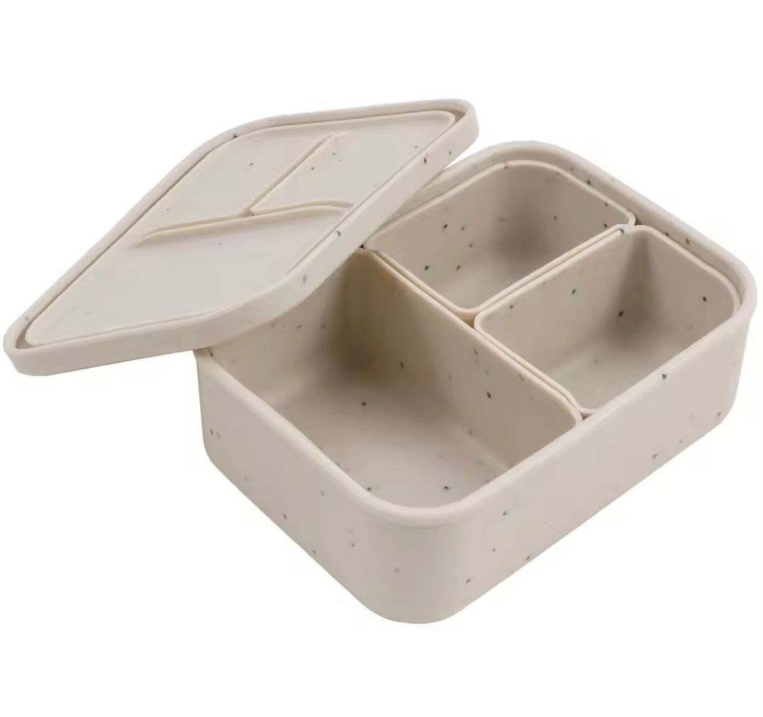 Potes de Silicone Bento Box -  Divisórias Removíveis