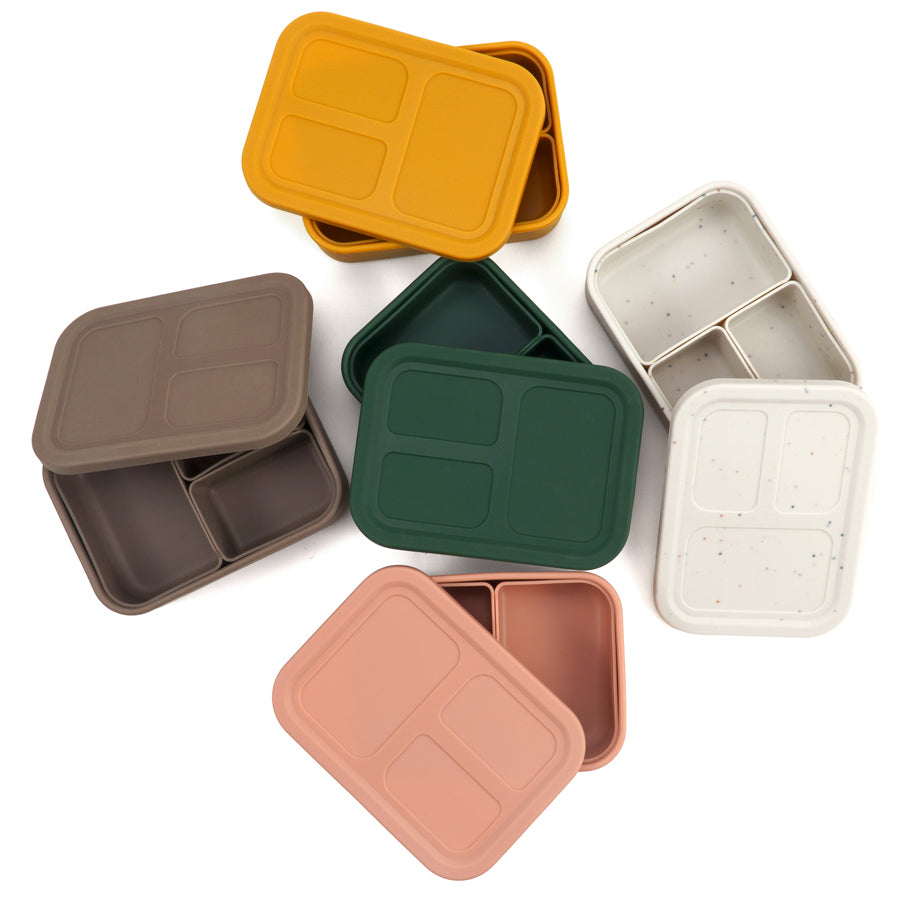 Potes de Silicone Bento Box -  Divisórias Removíveis