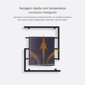 Toalheiro Térmico Cromado Curva S Wi-Fi