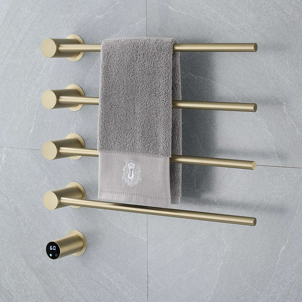Toalheiro Térmico Embutido Barras Linea Warm Inox 304