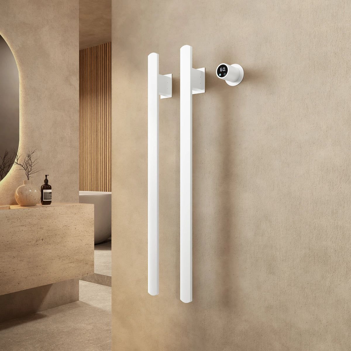 Toalheiro Elétrico Vertical Smart Instalação Oculta