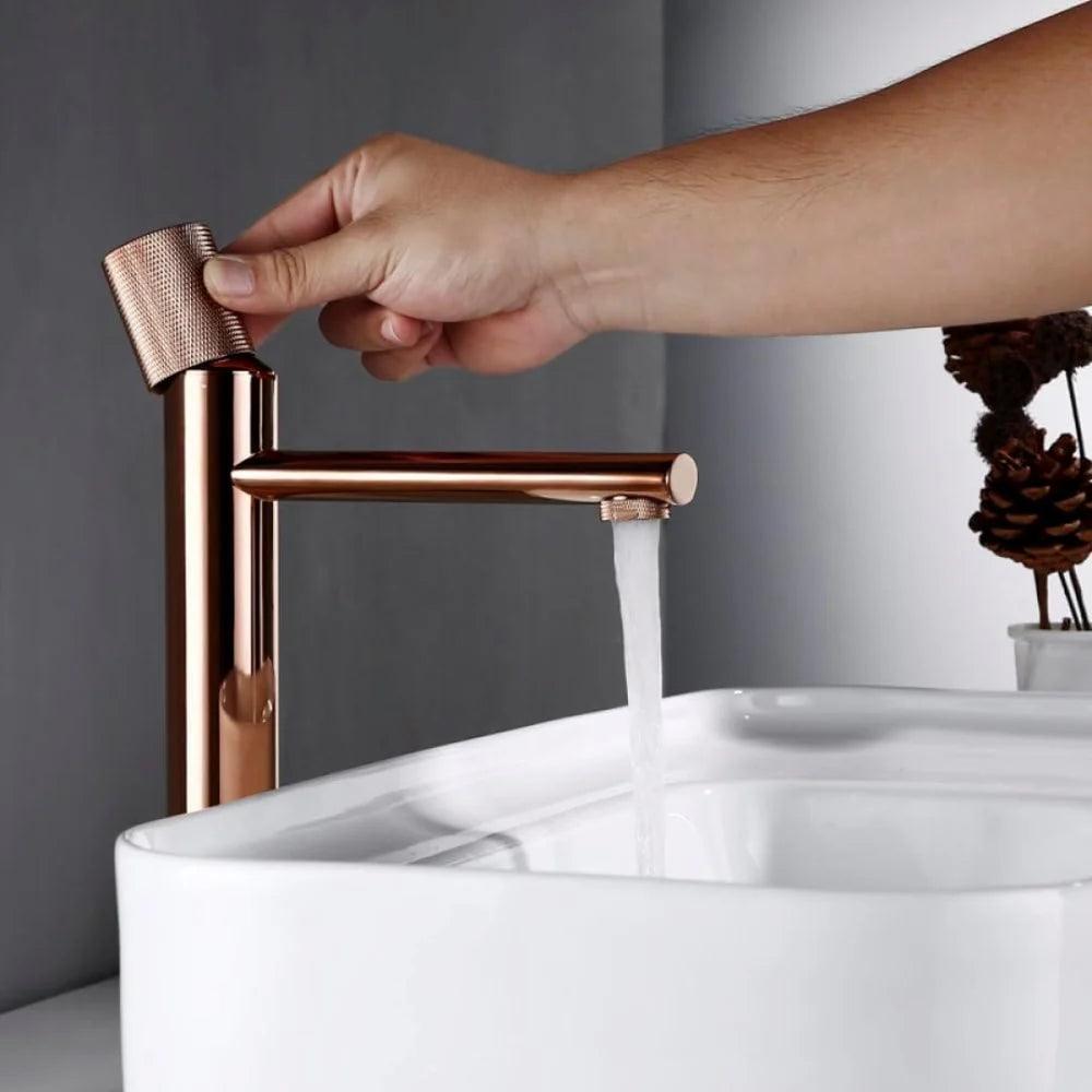 Torneira Monocomando Rose Gold Escovado