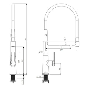 Torneira Cozinha Gourmet Monocomando Premium